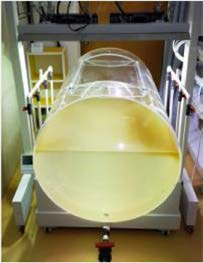 Mass culture of Alexandrium affine in 500 liter incubation tank