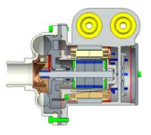 고유량용 전동식 워터펌프 구조 컨셉