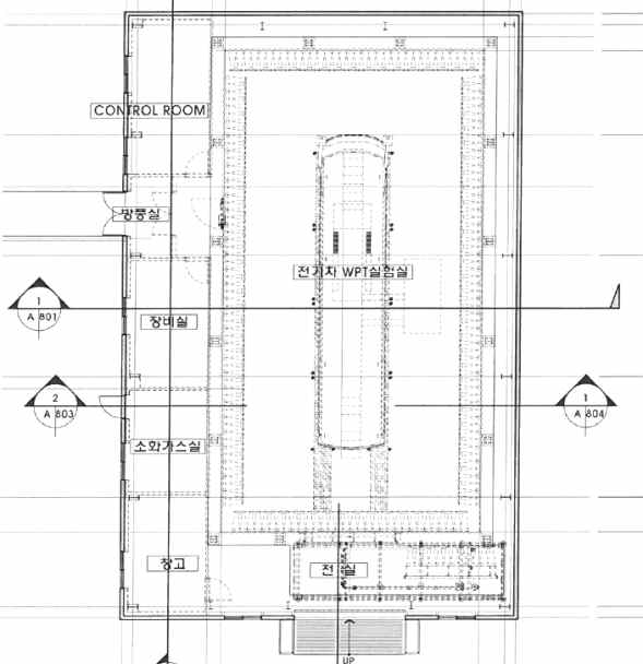 중대형 무선충전 차폐실 평면도