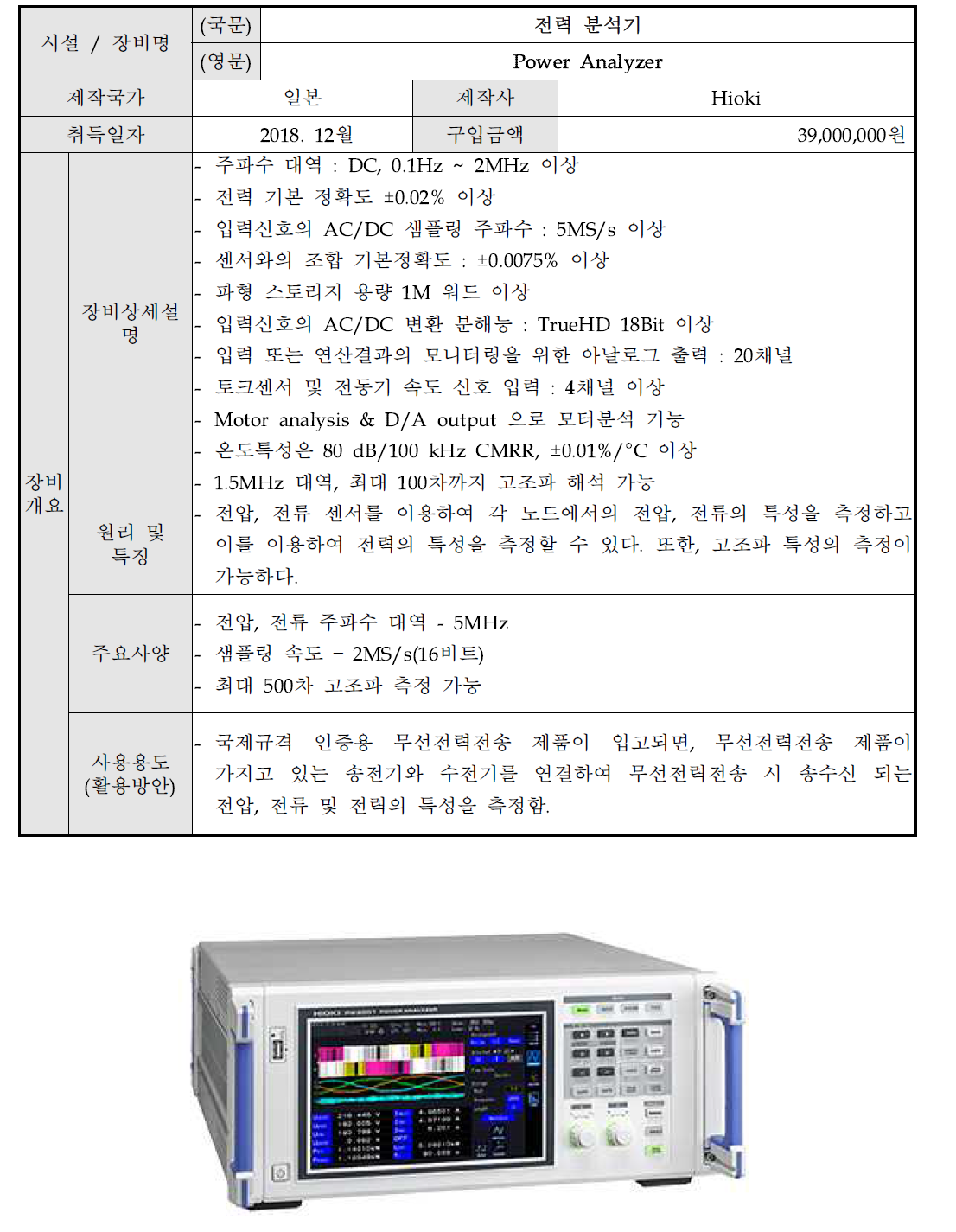 전력 분석기