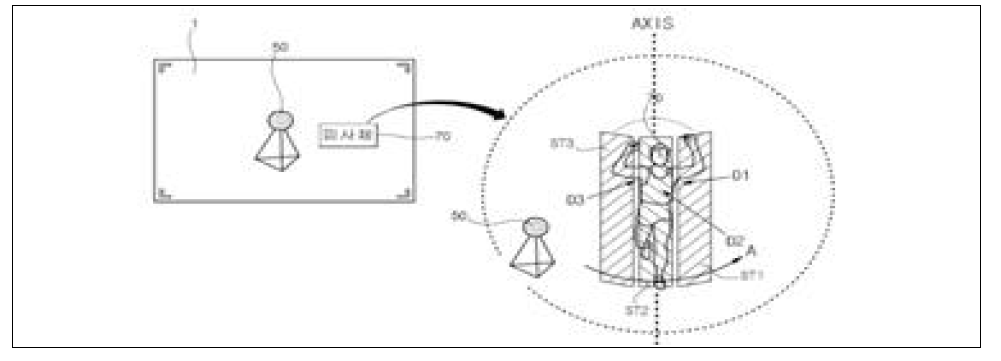 Axis기반 위치 보정 방식, 이에스엠연구소 특허 등록,2014년