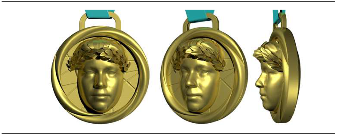 3D Gold Medal 3D모델링