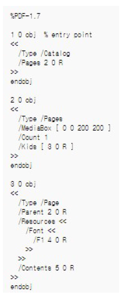 PDF 파일 구조