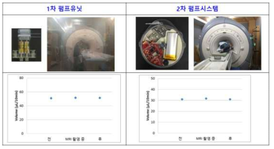 전기삼투펌프 시스템의 MRI 안정성