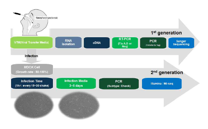 환자 샘플링 으로 부터의 pipeline 모식도