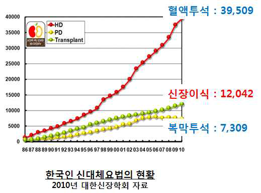 한국인 신대체요법의 현황