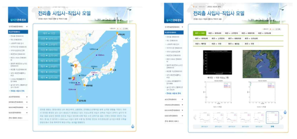 기존 사입사 메인 페이지 화면