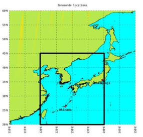 일본 이오노존데 (오키나와, 코쿠분지) 위치