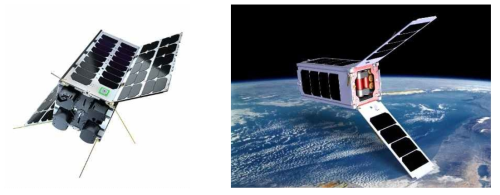 초소형위성에 적용가능한 위성체 고정형 태양전지판 형상