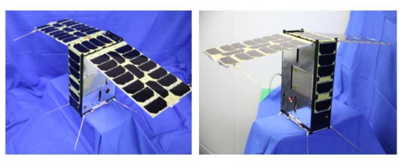 근지구 우주환경 관측용 초소형위성 SNIPE 기술검증용(EQM) 모델 (항우연/천문연 개발, 2021년 발사 예정)