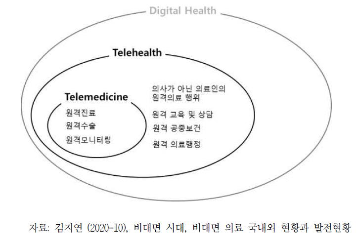 원격의료 관련 용어와 개념