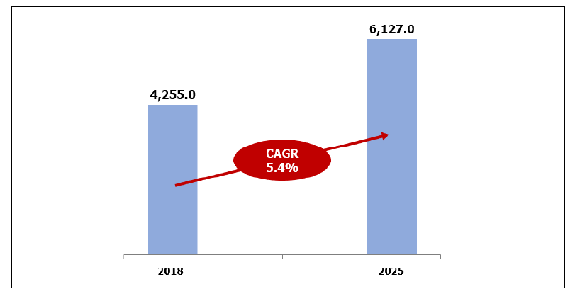 의료기기 시장 규모 *자료 : Fortune Business Insights(’19)