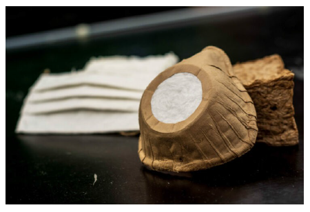 캐나다 기술로 개발된 목재섬유 마스크