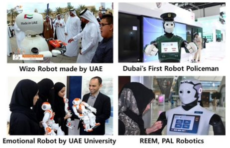 Recent demonstrations of robotics technology in UAE