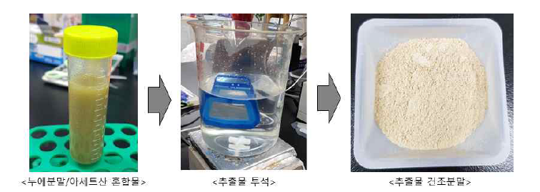 면역유도 누에 추출물 제작과정