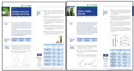 2차년도(2019) 시스템합성농생명공학사업단 실용화 유망 우수기술의 SMK 2건 제작