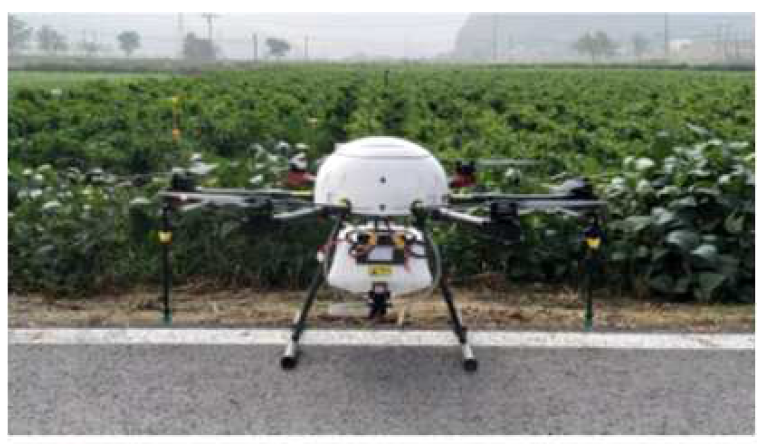 The multicopter used in this study