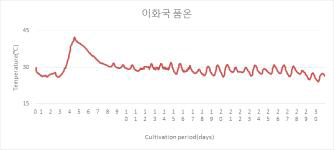 이화국 배양 기간별 품온변화