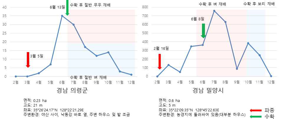 경상남도 지역의 감자뿔나방 발생 양상