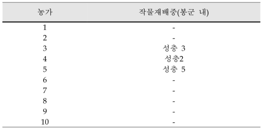 시설 딸기 내 봉군에서의 작은벌집딱정벌레 발육태 조사