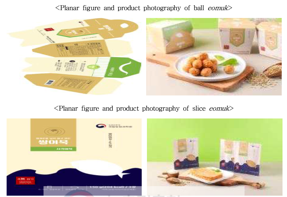 Products of eomuk using rice starch and rice protein