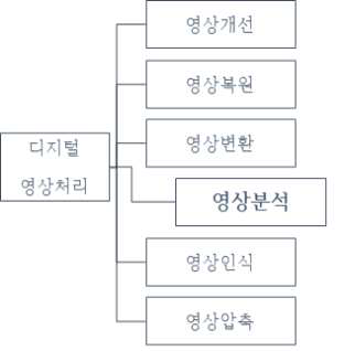 디지털 영상처리의 기술 분야 분류