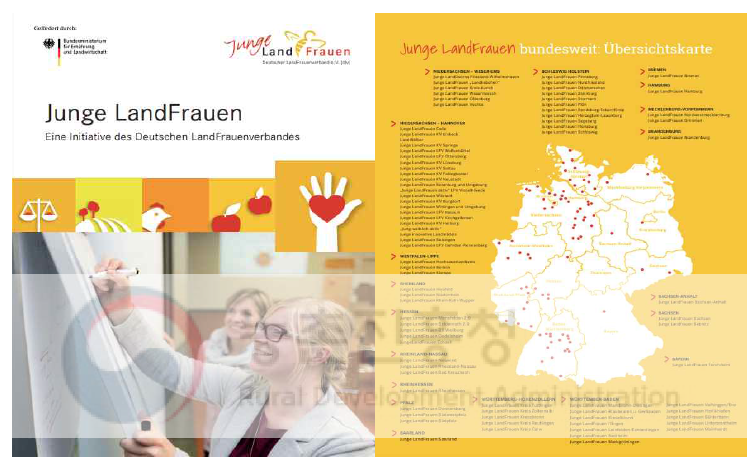Junge LandFrauen의 지역별 네트워크 자료: : Junge LandFrauen 팜플릿(2019)