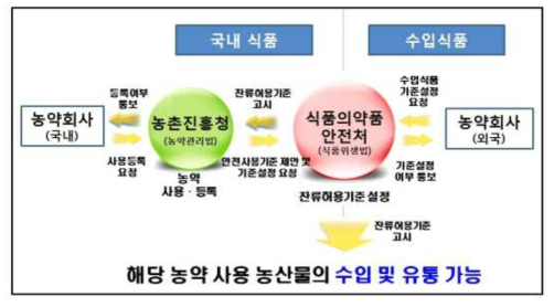 수입식품 관리제도(자료 : 식의약처)