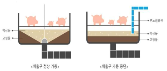 돈사피트 슬러지 저장 모형