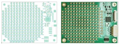 LED 모듈 설계아트워크와 PCB