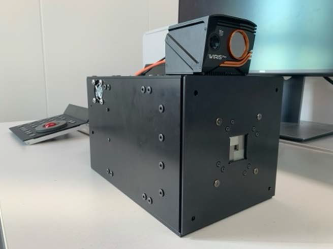 광학 카메라와 결합된 형태의 최종 방사능 모니터링 시스템