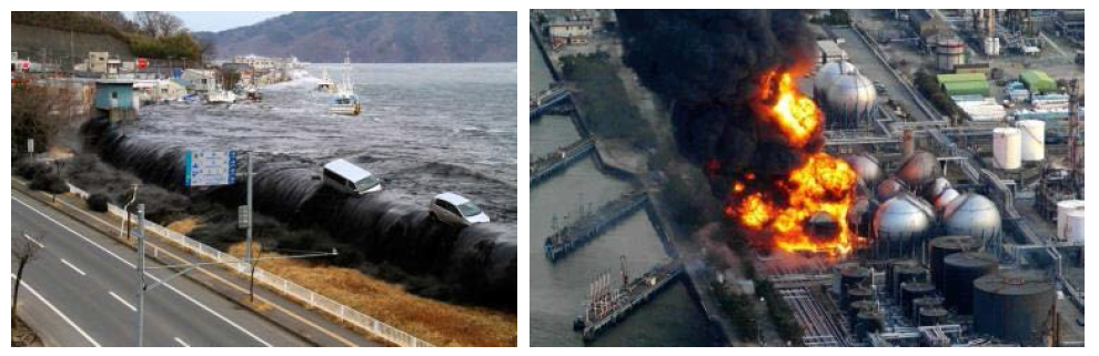 2011년 3월 쓰나미로 인한 일본 후쿠시마 원전사고