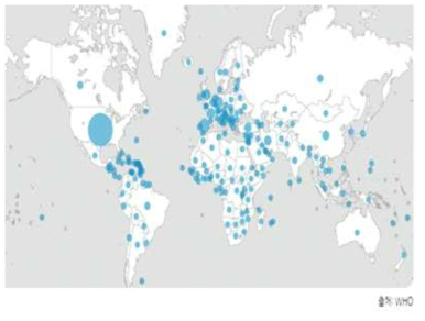 COVID-19 전세계 발생 현황