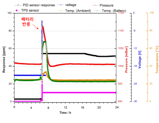 LIB 과방전 시험 결과