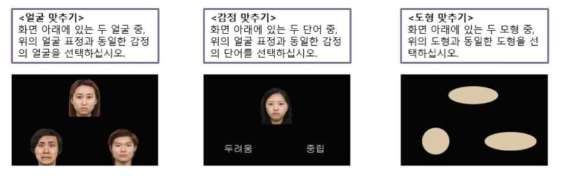 감정처리 과제 구성