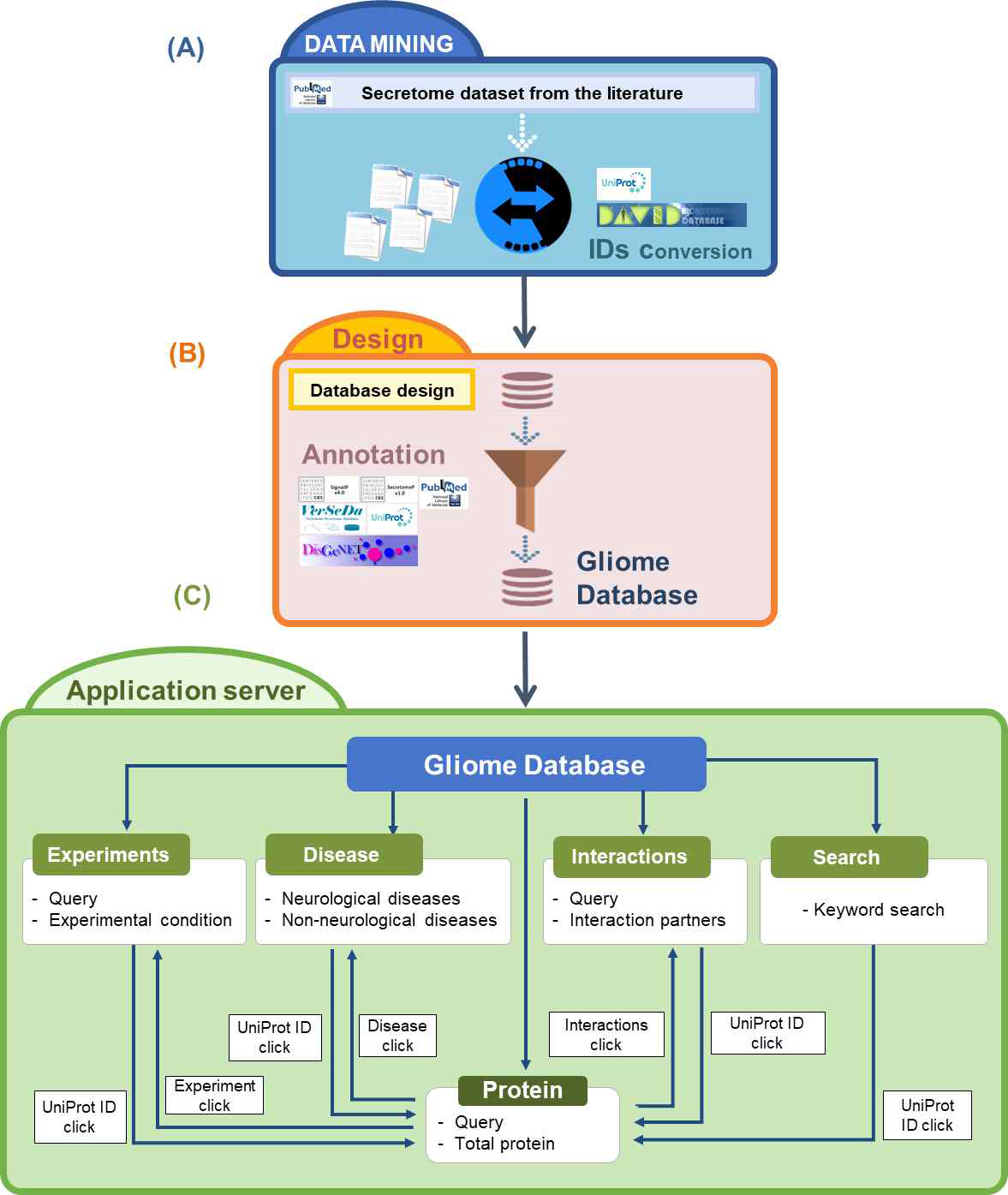 Gliome (version 1.0)의 구성 흐름도