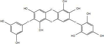 Chemical structure of DPHC