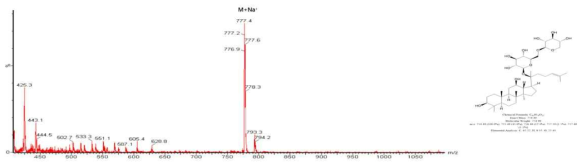 Ginsenoside C-Mx LC/MS 분석 결과
