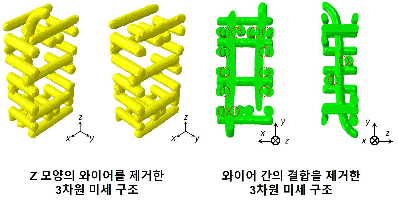 Reconstruction을 통해 수정된 3차원 미세구조