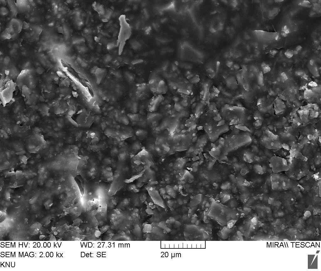 Micrograph of specimen surface before test(OS/AO)