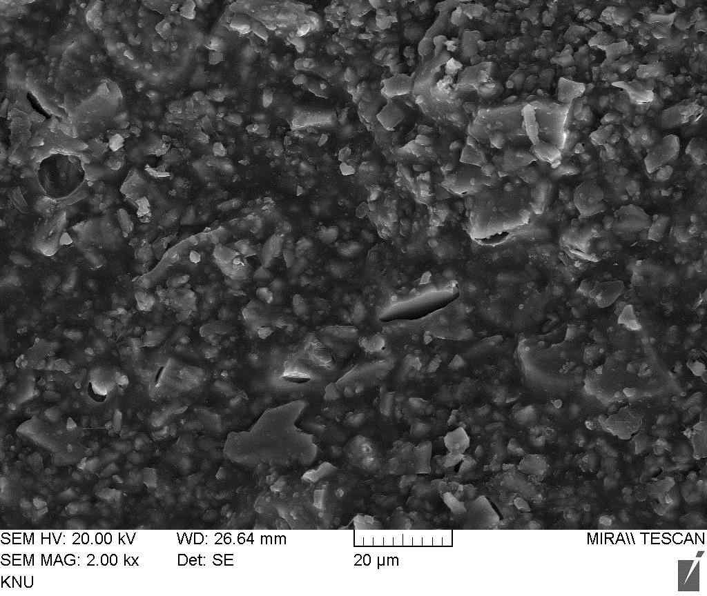 Micrograph of specimen surface before test(IS/AO)