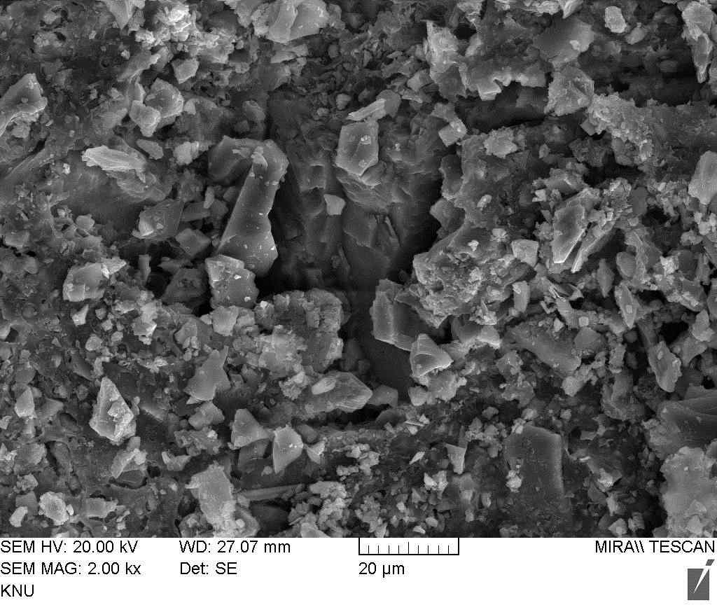 Micrograph of specimen surface after test(IS/AO)