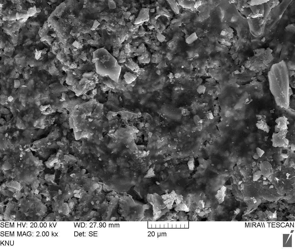 Micrograph of specimen surface before test(IS/A2O)