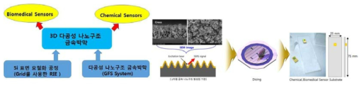 3차원 다공성 나노구조 금속 박막을 이용한 화학 및 생체의학 센서