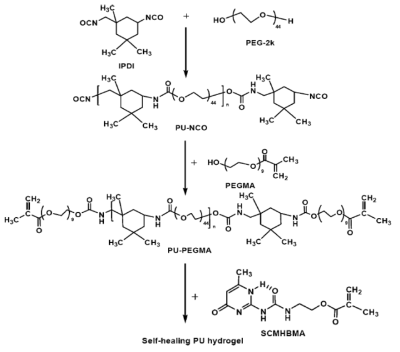 다중수소결합을 가지는 polyurethane 고분자 합성