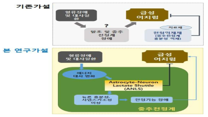 전정증상의 유발 및 치료에서 중추전정계의 대사기능(ANSL)의 역할에 대한 연구가설