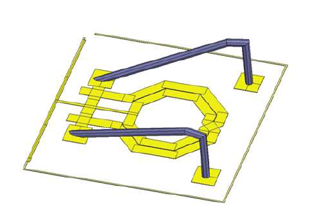 Process variation을 가지는 spiral inductor와 bondwire inductor구조