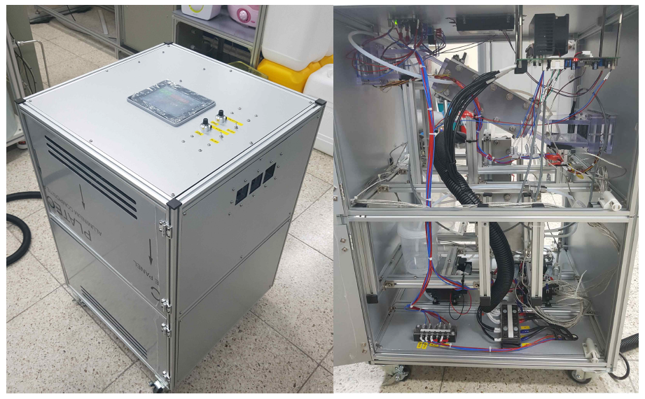 Photograph of a novel integrated membrane-based dehumidification process using liquid desiccant