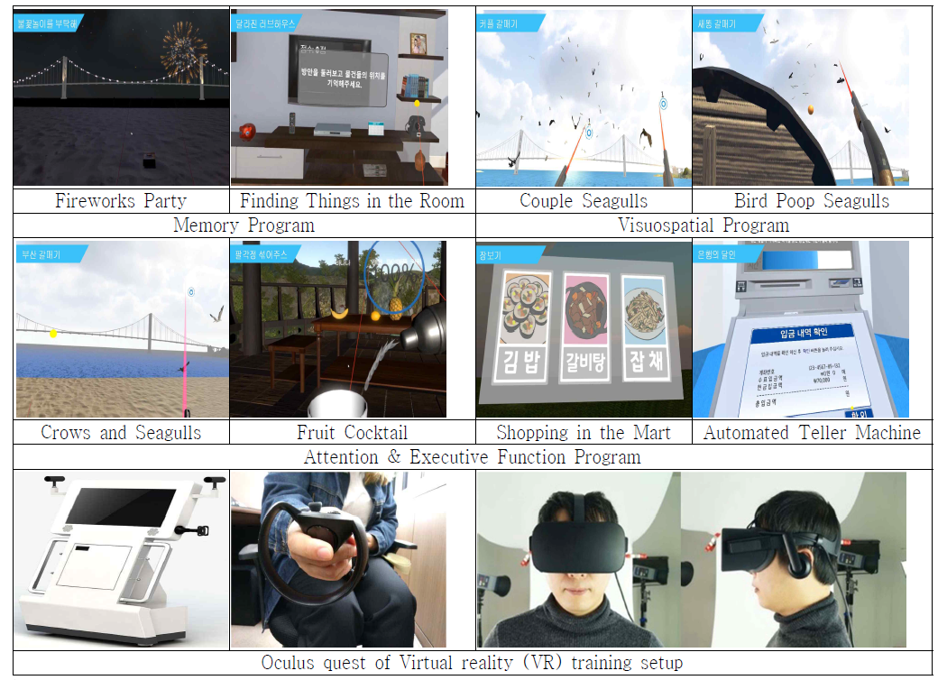 VR-based Cognitive Training Program