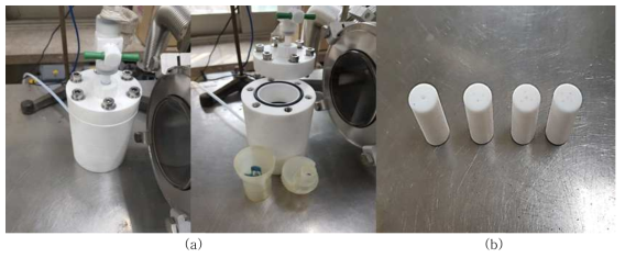 AJE 시스템의 주요 부분별 사진. (a) Nebulizer part 및 (b) 노즐